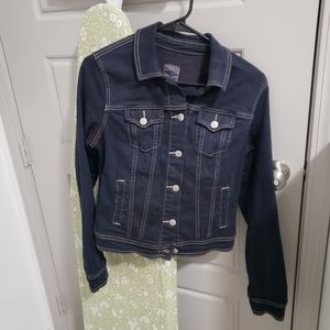 Old Navy Denim Jacket Dyed Navy Blue